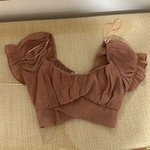 Love tree crop top size small